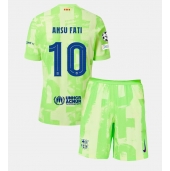 Maillot de football Réplique Barcelona Ansu Fati #10 Troisième Enfant 2024-25 Manche Courte (+ Pantalon court)