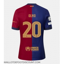 Maillot de football Réplique Barcelona Dani Olmo #20 Domicile 2024-25 Manche Courte