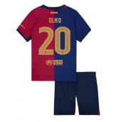 Maillot de football Réplique Barcelona Dani Olmo #20 Domicile Enfant 2024-25 Manche Courte (+ Pantalon court)