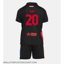 Maillot de football Réplique Barcelona Dani Olmo #20 Extérieur Enfant 2024-25 Manche Courte (+ Pantalon court)