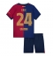 Maillot de football Réplique Barcelona Eric Garcia #24 Domicile Enfant 2024-25 Manche Courte (+ Pantalon court)