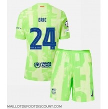 Maillot de football Réplique Barcelona Eric Garcia #24 Troisième Enfant 2024-25 Manche Courte (+ Pantalon court)