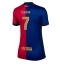 Maillot de football Réplique Barcelona Ferran Torres #7 Domicile Femme 2024-25 Manche Courte