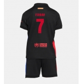 Maillot de football Réplique Barcelona Ferran Torres #7 Extérieur Enfant 2024-25 Manche Courte (+ Pantalon court)