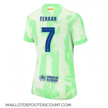 Maillot de football Réplique Barcelona Ferran Torres #7 Troisième Femme 2024-25 Manche Courte