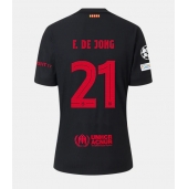 Maillot de football Réplique Barcelona Frenkie de Jong #21 Extérieur 2024-25 Manche Courte