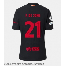 Maillot de football Réplique Barcelona Frenkie de Jong #21 Extérieur 2024-25 Manche Courte