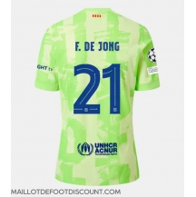 Maillot de football Réplique Barcelona Frenkie de Jong #21 Troisième 2024-25 Manche Courte