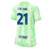 Maillot de football Réplique Barcelona Frenkie de Jong #21 Troisième Femme 2024-25 Manche Courte