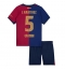 Maillot de football Réplique Barcelona Inigo Martinez #5 Domicile Enfant 2024-25 Manche Courte (+ Pantalon court)