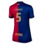 Maillot de football Réplique Barcelona Inigo Martinez #5 Domicile Femme 2024-25 Manche Courte