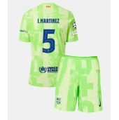 Maillot de football Réplique Barcelona Inigo Martinez #5 Troisième Enfant 2024-25 Manche Courte (+ Pantalon court)