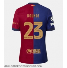 Maillot de football Réplique Barcelona Jules Kounde #23 Domicile 2024-25 Manche Courte