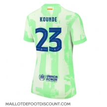 Maillot de football Réplique Barcelona Jules Kounde #23 Troisième Femme 2024-25 Manche Courte