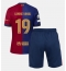 Maillot de football Réplique Barcelona Lamine Yamal #19 Domicile Enfant 2024-25 Manche Courte (+ Pantalon court)