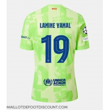 Maillot de football Réplique Barcelona Lamine Yamal #19 Troisième 2024-25 Manche Courte