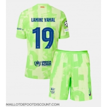 Maillot de football Réplique Barcelona Lamine Yamal #19 Troisième Enfant 2024-25 Manche Courte (+ Pantalon court)