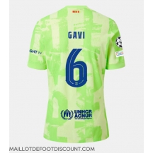 Maillot de football Réplique Barcelona Paez Gavi #6 Troisième 2024-25 Manche Courte