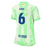 Maillot de football Réplique Barcelona Paez Gavi #6 Troisième Femme 2024-25 Manche Courte