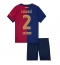 Maillot de football Réplique Barcelona Pau Cubarsi #2 Domicile Enfant 2024-25 Manche Courte (+ Pantalon court)