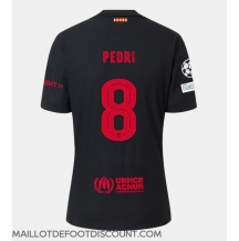 Maillot de football Réplique Barcelona Pedri Gonzalez #8 Extérieur 2024-25 Manche Courte