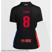 Maillot de football Réplique Barcelona Pedri Gonzalez #8 Extérieur Femme 2024-25 Manche Courte