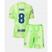 Maillot de football Réplique Barcelona Pedri Gonzalez #8 Troisième Enfant 2024-25 Manche Courte (+ Pantalon court)