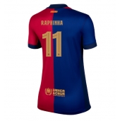 Maillot de football Réplique Barcelona Raphinha Belloli #11 Domicile Femme 2024-25 Manche Courte