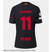 Maillot de football Réplique Barcelona Raphinha Belloli #11 Extérieur 2024-25 Manche Courte