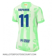 Maillot de football Réplique Barcelona Raphinha Belloli #11 Troisième Femme 2024-25 Manche Courte