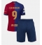 Maillot de football Réplique Barcelona Robert Lewandowski #9 Domicile Enfant 2024-25 Manche Courte (+ Pantalon court)