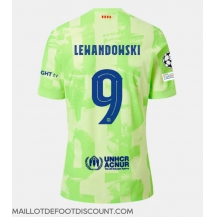 Maillot de football Réplique Barcelona Robert Lewandowski #9 Troisième 2024-25 Manche Courte