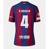 Maillot de football Réplique Barcelona Ronald Araujo #4 Domicile Femme 2023-24 Manche Courte