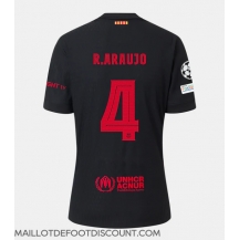 Maillot de football Réplique Barcelona Ronald Araujo #4 Extérieur 2024-25 Manche Courte