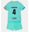 Maillot de football Réplique Barcelona Ronald Araujo #4 Troisième Enfant 2023-24 Manche Courte (+ Pantalon court)