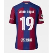 Maillot de football Réplique Barcelona Vitor Roque #19 Domicile 2023-24 Manche Courte