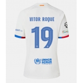 Maillot de football Réplique Barcelona Vitor Roque #19 Extérieur 2023-24 Manche Courte