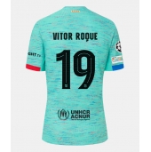 Maillot de football Réplique Barcelona Vitor Roque #19 Troisième 2023-24 Manche Courte