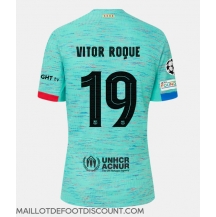 Maillot de football Réplique Barcelona Vitor Roque #19 Troisième 2023-24 Manche Courte