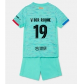 Maillot de football Réplique Barcelona Vitor Roque #19 Troisième Enfant 2023-24 Manche Courte (+ Pantalon court)