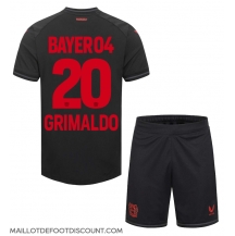 Maillot de football Réplique Bayer Leverkusen Alejandro Grimaldo #20 Domicile Enfant 2023-24 Manche Courte (+ Pantalon court)