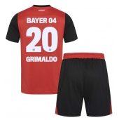 Maillot de football Réplique Bayer Leverkusen Alejandro Grimaldo #20 Domicile Enfant 2024-25 Manche Courte (+ Pantalon court)