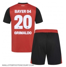 Maillot de football Réplique Bayer Leverkusen Alejandro Grimaldo #20 Domicile Enfant 2024-25 Manche Courte (+ Pantalon court)