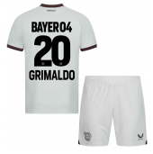 Maillot de football Réplique Bayer Leverkusen Alejandro Grimaldo #20 Extérieur Enfant 2023-24 Manche Courte (+ Pantalon court)