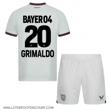 Maillot de football Réplique Bayer Leverkusen Alejandro Grimaldo #20 Extérieur Enfant 2023-24 Manche Courte (+ Pantalon court)