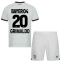 Maillot de football Réplique Bayer Leverkusen Alejandro Grimaldo #20 Extérieur Enfant 2023-24 Manche Courte (+ Pantalon court)