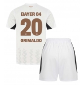 Maillot de football Réplique Bayer Leverkusen Alejandro Grimaldo #20 Extérieur Enfant 2024-25 Manche Courte (+ Pantalon court)