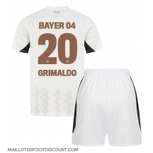 Maillot de football Réplique Bayer Leverkusen Alejandro Grimaldo #20 Extérieur Enfant 2024-25 Manche Courte (+ Pantalon court)