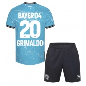 Maillot de football Réplique Bayer Leverkusen Alejandro Grimaldo #20 Troisième Enfant 2023-24 Manche Courte (+ Pantalon court)