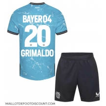 Maillot de football Réplique Bayer Leverkusen Alejandro Grimaldo #20 Troisième Enfant 2023-24 Manche Courte (+ Pantalon court)